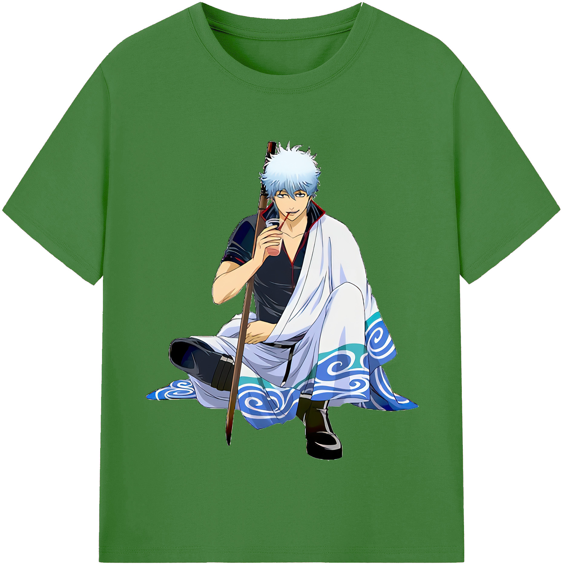 （画像用） ぎんたま 坂田銀時（さかたぎんとき） 神楽 志村新八（しむら しんぱち） GINTAMA Sakata Gintoki Kagura Shimura Shinpachi レディースカジュアルプリントTシャツ（綿100％）